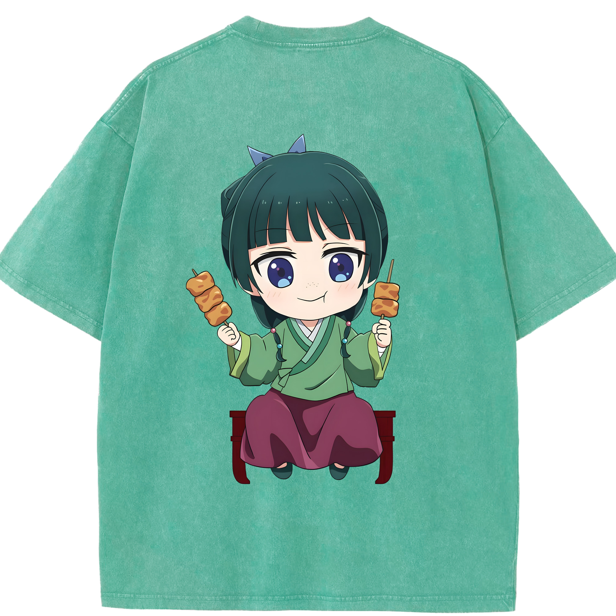 （画像用） 薬屋のひとりごと The Apothecary Diaries 綿100% ヴィンテージ風 半袖Tシャツ（背面プリント）